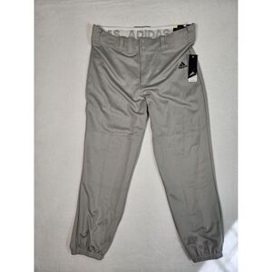 Adidas Men's Triple Stripe Baseball Pants Ice‎ Grey/White Size XL NWT